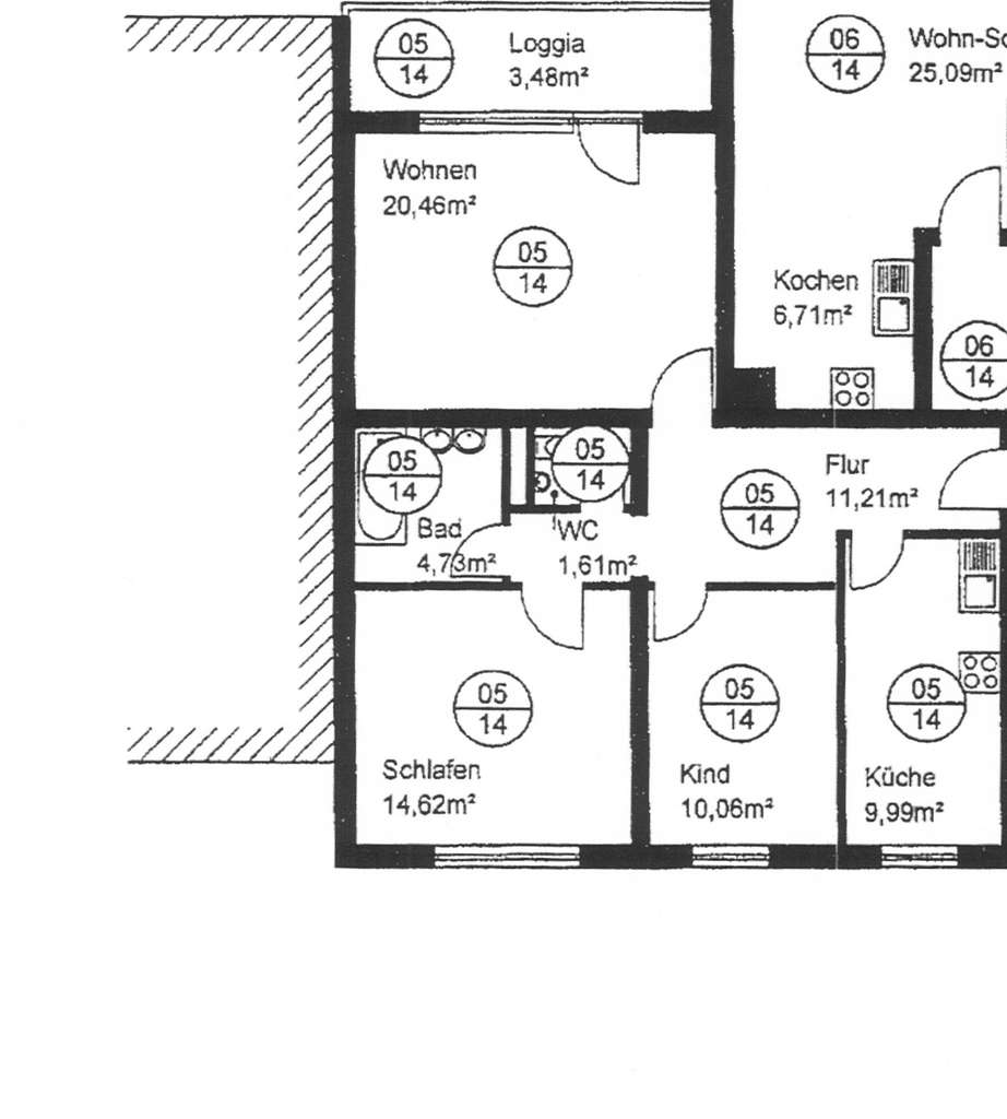 Immobilie in Oerlinghausen -  geräumige 3-Raum-Wohnung mit Westbalkon, Aufzug und Keller - Bild 1