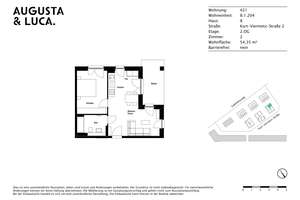 Singles und Paare aufgepasst: moderne 2-Zimmer Wohnung mit Terrasse – Kurt-Viermetz-Straße 2, 86150 Bahnhofs-, Bismarckviertel, Augsburg – Vorschaubild 10
