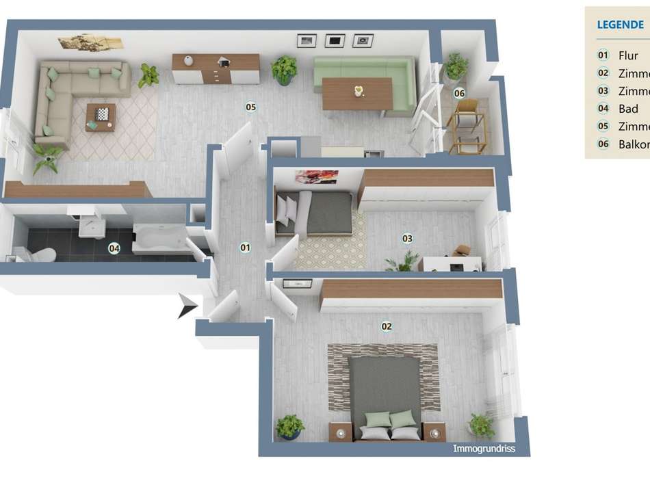 Grundriss 3D