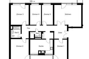 Zum Wohlfühlen! Viel Platz & Komfort & Einbauküche, neue Ausstattung! 6 Zimmer, 2 Balkone, 2 Bäder – Goltsteinstr. 95, 50968 Bayenthal, Köln – Vorschaubild 21
