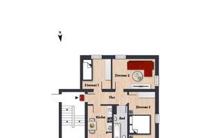 Zentrale Altbauwohnung // 2.OG rechts – Rilkehof 5, 38440 Stadtmitte (Ortsteil), Wolfsburg – Vorschaubild 5
