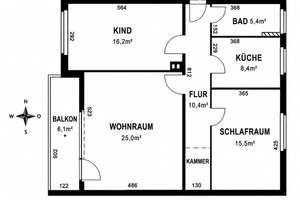 Sofort einziehen: Großzügige 3-Zimmer-Wohnung mit Balkon und Stellplatz – Wustermarker Str. 37, 13583 Spandau (Ortsteil), Berlin – Vorschaubild 10