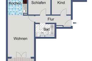 Moderne 3-Zimmer-Neubauwohnung mit Balkon im „PhillipsTor“ – Französische Allee 7, 63450 Innenstadt, Hanau – Vorschaubild 5