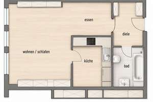 Einraumwohnung im Kern Türkheims – Die vollständige Adresse der Immobilie erhältst du vom Anbieter., 86842 Türkheim – Vorschaubild 6