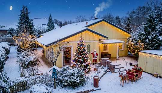 Bild von Uetze - Eltze - Naturverbundenes Holzständerhaus mit Teich und umlaufender Terrasse zum Wohlfühlen!