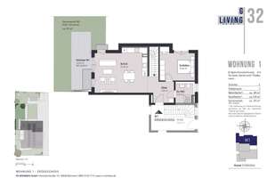 NEUBAU-2-Zimmerwohnung inkl. in Wohnraumqualität ausgebautem Souterrain (mit 2. Tageslicht-Bad) – Glockenbecherstraße 32, 80935 Lerchenau-Ost, München – Vorschaubild 9