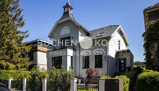 Bild von Jugendstilvilla mit sonnigem Garten in HH-Groß Borstel