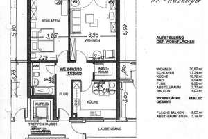 2-Zimmer Wohnung mit Süd-West Balkon in Münster Gievenbeck – Dieckmannstraße 62, 48161 Gievenbeck, Münster – Vorschaubild 3