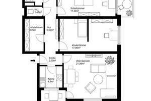 Traumblick über die Dächer der Stadt – Die vollständige Adresse der Immobilie erhältst du vom Anbieter., 80797 Neuschwabing, München – Vorschaubild 13