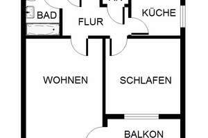 Preisgünstige und zugleich praktische 2-Zi.-Wohnung – Am Funkturm 49, 44309 Brackel (Ortsteil), Dortmund – Vorschaubild 6