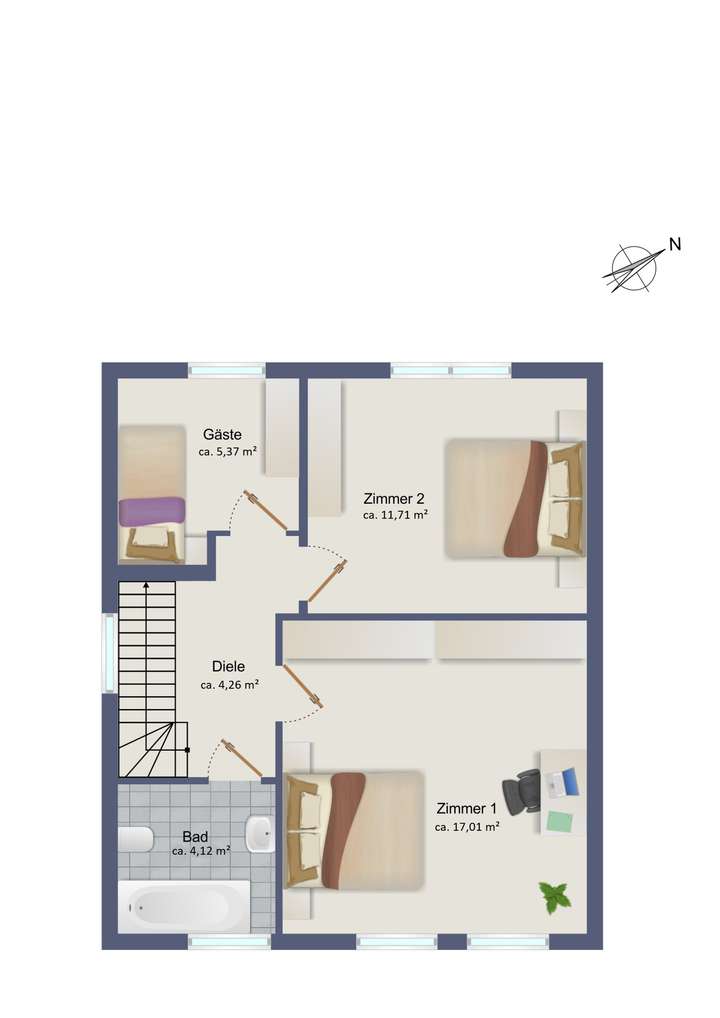 Grundriss Dachgeschoss