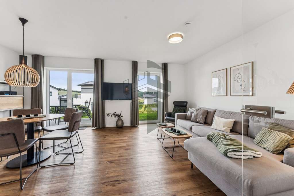 Immobilie in Diemelsee - DIEMELSEE: Stilvolle Erdgeschosswohnung mit Garten, Terrasse und Sauna - Bild 3