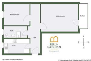 Ruhige, bezugsfreie 2-Zimmerwohnung mit Balkon – Wilsnacker Straße 19, 10559 Moabit, Berlin – Vorschaubild 28