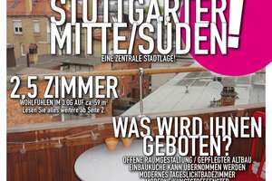 2,5 Zimmer Wohnung im Stuttgarter Süden im Jugendstilhaus