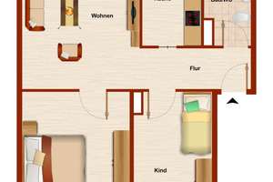 3-Zimmer-Wohnung in Hamm Herringen – Bachstraße 13, 59077 Herringen, Hamm – Vorschaubild 2