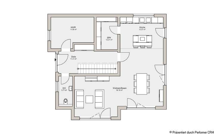 Grundriss Erdgeschoss