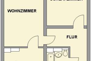 Großzügige 2-Raum-Wohnung mit Balkon – Scheffelstr. 12, 9120 Helbersdorf, Chemnitz – Vorschaubild 5