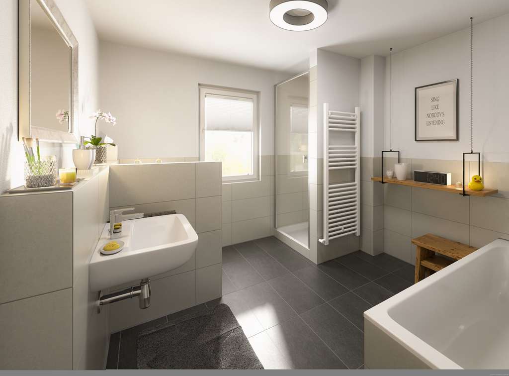 Immobilie in Scharfbillig - Stilvolle Stadtvilla 152 in Scharfbillig – Moderne Eleganz & Energieeffizienz A+ - Bild 3