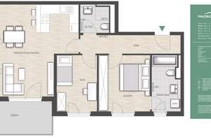 Moderne 3-Zimmer-Wohnung mit Balkon, Einbauküche & guter Anbindung in Neuaubing – Maria-Arndt-Straße 11, 81249 Aubing-Süd, München – Vorschaubild 12