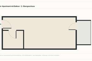 Direkt einziehen: 1-Zimmer-Wohnung mit Balkon und Küchenzeile – Die vollständige Adresse der Immobilie erhältst du vom Anbieter., 45327 Katernberg, Essen – Vorschaubild 7