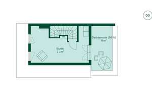 Doppelhaushälfte mit 4-Zi., inkl. ausgebautem Dachgeschoss mit Dachterrasse und Garage – Kirschgärten 79, 45665 Recklinghausen – Vorschaubild 12