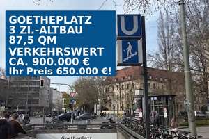LUDWIGSVORSTADT Ruhige 3 Zi.-Altbauwhng.,Hochparterre, hohe Decken, Kaufpreis in Teilzahlung möglich