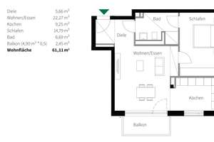 Exklusives Wohnen in Heidelberg Südstadt – Die vollständige Adresse der Immobilie erhältst du vom Anbieter., 69126 Südstadt, Heidelberg – Vorschaubild 17
