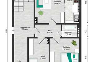 Einziehen oder investieren – Die vollständige Adresse der Immobilie erhältst du vom Anbieter., 58097 Altenhagen, Hagen – Vorschaubild 7