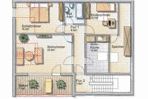 *3,5-Zimmer Wohnung mit Südostloggia*
Kapitalanlage oder zum Selbstbezug in sehr guter Lage – Die vollständige Adresse der Immobilie erhältst du vom Anbieter., 83607 Holzkirchen – Vorschaubild 11