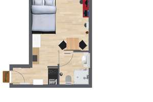 Helle 1-Zimmer-Wohnung in Mannheim Neckarstadt zu verkaufen "provisionsfrei" – Die vollständige Adresse der Immobilie erhältst du vom Anbieter., 68169 Neckarstadt-West, Mannheim – Vorschaubild 17