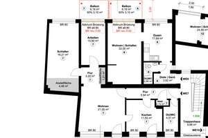 Helle 3-Zimmer-Wohnung mit Balkon  – ruhige Lage, gute Anbindung  - provionsfrei von privat  – 50859 Weiden, Köln – Vorschaubild 12