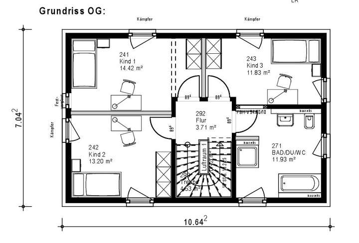 Grundriss City Line OG