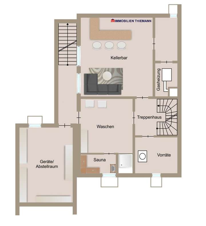 Hausgrundriss Keller