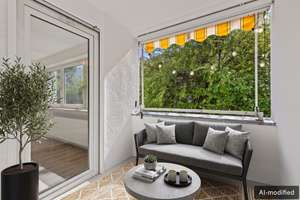 Kernsanierte 3-Zimmer-Wohnung mit Loggia in grüner Lage – 81477 Solln, München – Vorschaubild 3