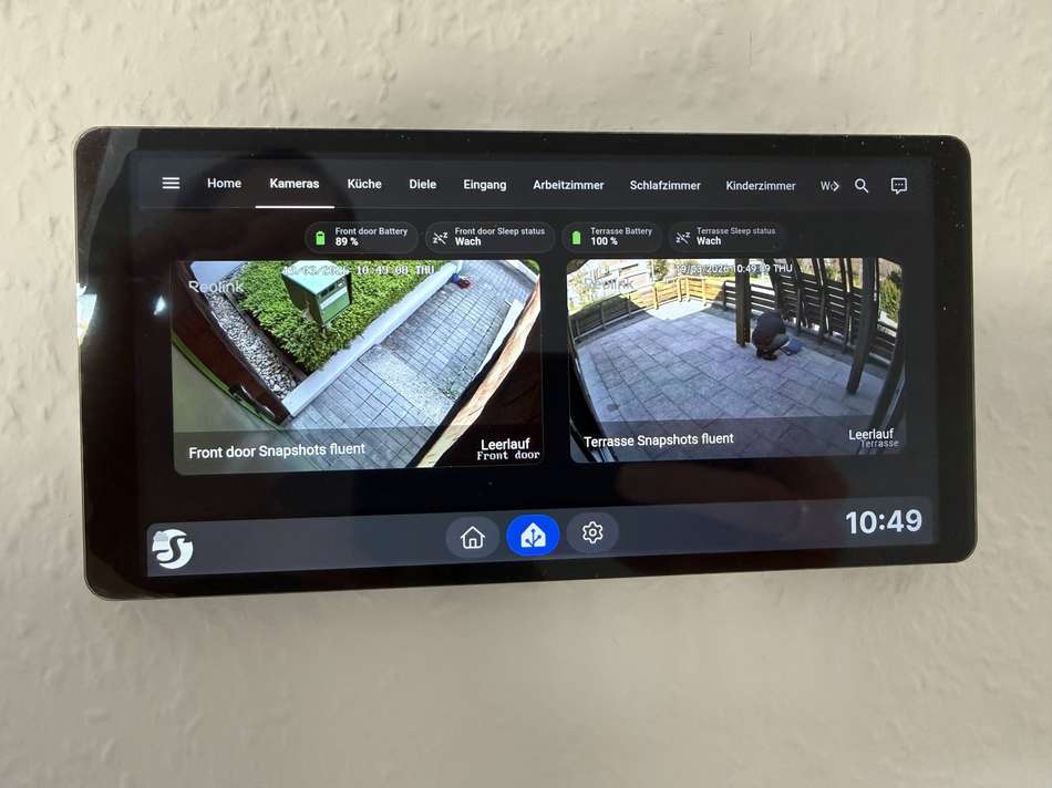 Wall Dsiplay Schlafzimmer