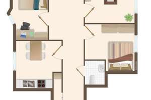 Gemütliche 3 Zimmerwohnung mit EBK und Gäste-WC – Alt Salbke 47, 39122 Salbke, Magdeburg – Vorschaubild 10