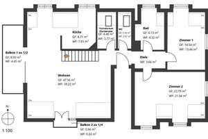 Trudering: 3,5-Zimmer Maisonette-Dachgeschosswohnung mit perfekter Raumaufteilung und Balkon -frei – Die vollständige Adresse der Immobilie erhältst du vom Anbieter., 81825 Berg am Laim Ost, München – Vorschaubild 20