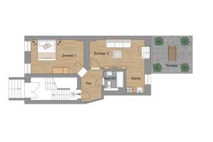 Historischer Charme, sichere Mieteinnahmen: Vermietete 2-Zimmer-Wohnung mit Terrassenoption – Halskestraße 3, 12167 Steglitz, Berlin – Vorschaubild 12