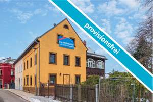PREISHIGHLIGHT: Sanierungswürdige Doppelhaushälfte in Limbach-Oberfrohna wartet auf Ihre Ideen! – An der Stadtkirche 2, 9212 Limbach-Oberfrohna – Vorschaubild 1