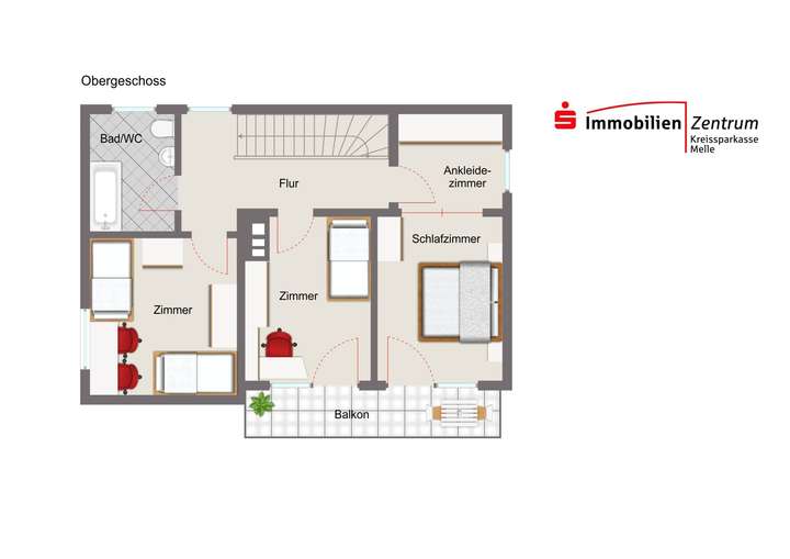 Grundriss Obergeschoss