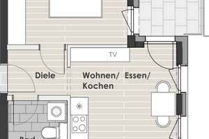 Elegante 2-Zimmer-Wohnung – Komfort trifft modernes Design – Von-Hünefeld-Straße 24, 89231 Neu-Ulm – Vorschaubild 6