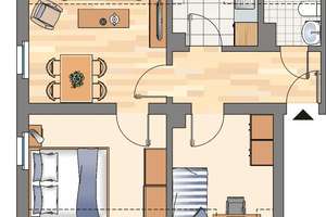 Ab sofort! 3 Zimmer Wohnung in Dortmund-Kley – Dorneystraße 17, 44149 Kley, Dortmund – Vorschaubild 2