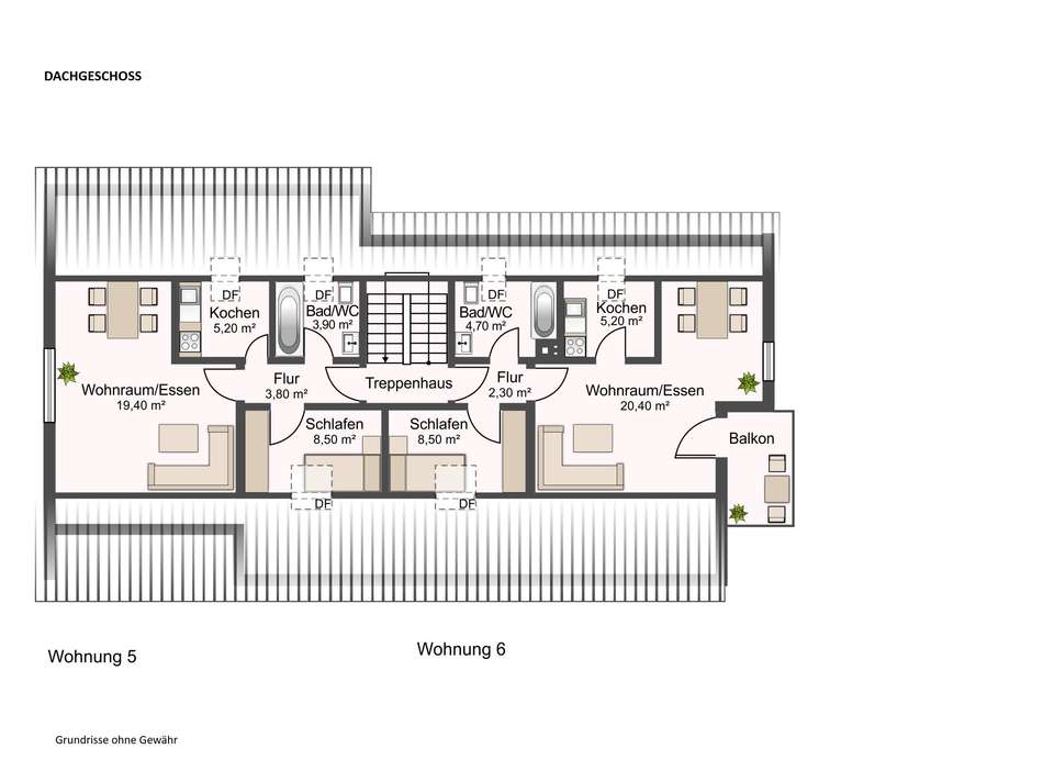 DG: Wohnung 5 und 6