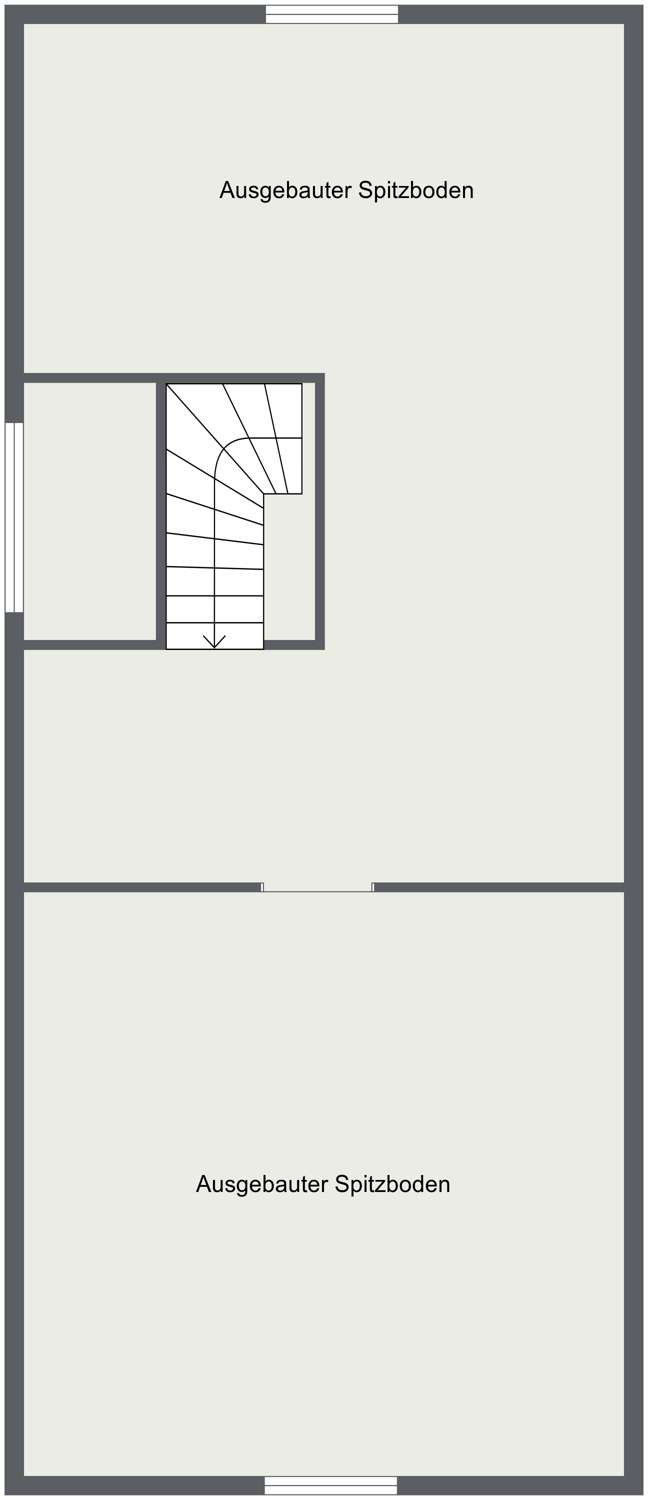 Ausgebauter Spitzboden