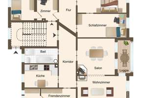 Jugendstil-Villa unter Denkmalschutz. Substanzstark und detailreich. – Die vollständige Adresse der Immobilie erhältst du vom Anbieter., 4668 Grimma – Vorschaubild 26