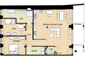 NEU - BADERHOME - 3-Zi.-Wohlfühloase mit Terrasse & hochwertiger Ausstattung *ERSTBEZUG* – Burgergäßchen 4, 86150 Jakobervorstadt-Nord, Augsburg – Vorschaubild 8
