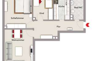 Vermietete 3 Zimmer Wohnung mitten in der Altstadt! – Die vollständige Adresse der Immobilie erhältst du vom Anbieter., 90402 Altstadt, St. Sebald, Nürnberg – Vorschaubild 8