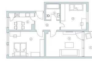 3-Zimmer-Wohnung mit Süd West Balkon in Niehl, Köln – Schlenderhanerstr. 35, 50735 Niehl, Köln – Vorschaubild 15