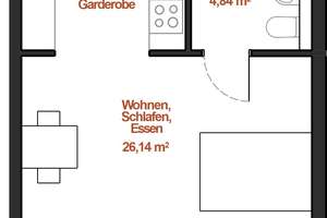 Top 1-Zimmer-Apartment mit Domblick - möbliert – Antoniterstraße 14-16, 50667 Altstadt/Nord, Köln – Vorschaubild 5