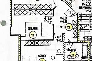 Hochwertig renovierte 3-Zimmer-Wohnung mit Balkon und Fußbodenheizung  zu vermieten  – Die vollständige Adresse der Immobilie erhältst du vom Anbieter., 86161 Wolfram-und Herrenbachviertel, Augsburg – Vorschaubild 8